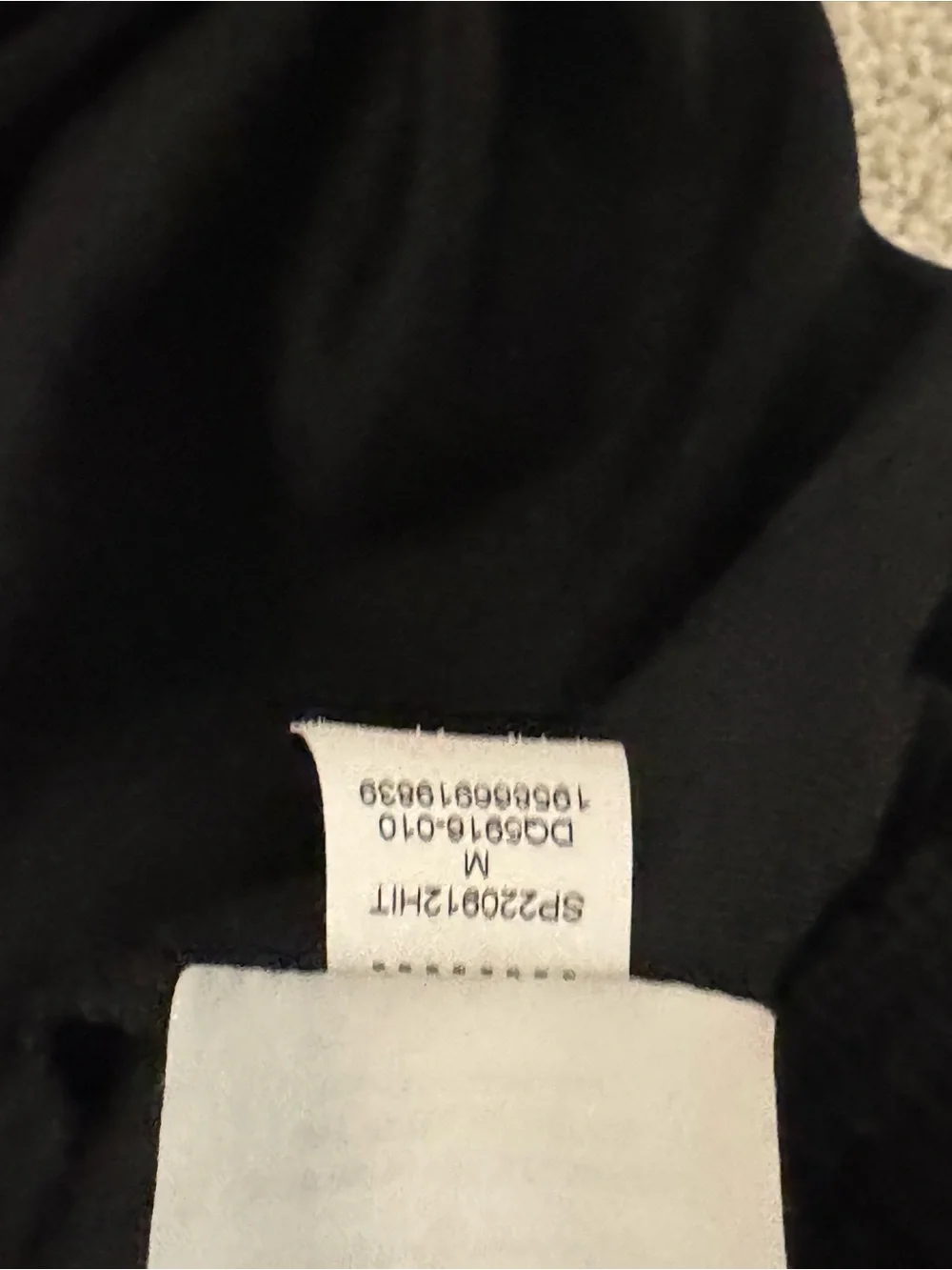 Jordan Black Athletic Shorts with Red Trim